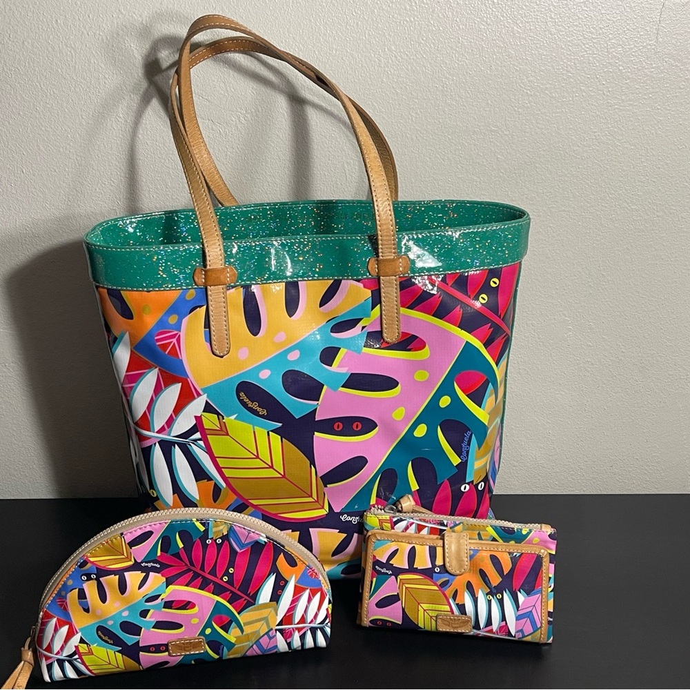 Pre-Owned Consuela Maya Slim Tote, wallet & cosmetic bag